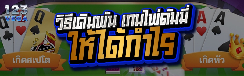 วิธีเดิมพัน เกมไพ่ดัมมี่ ให้ได้กำไร